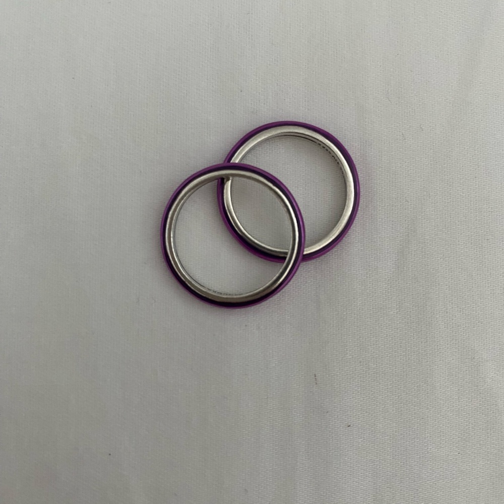 Pandora Mauve Stackable Rings - Picture 6 of 7